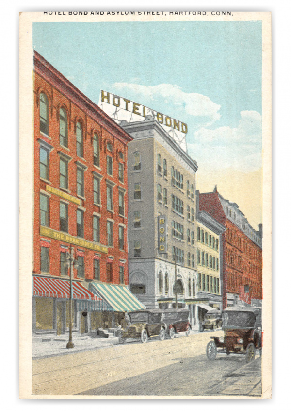 Hartford, Connecticut, Hotel Bond and Asylum Street
