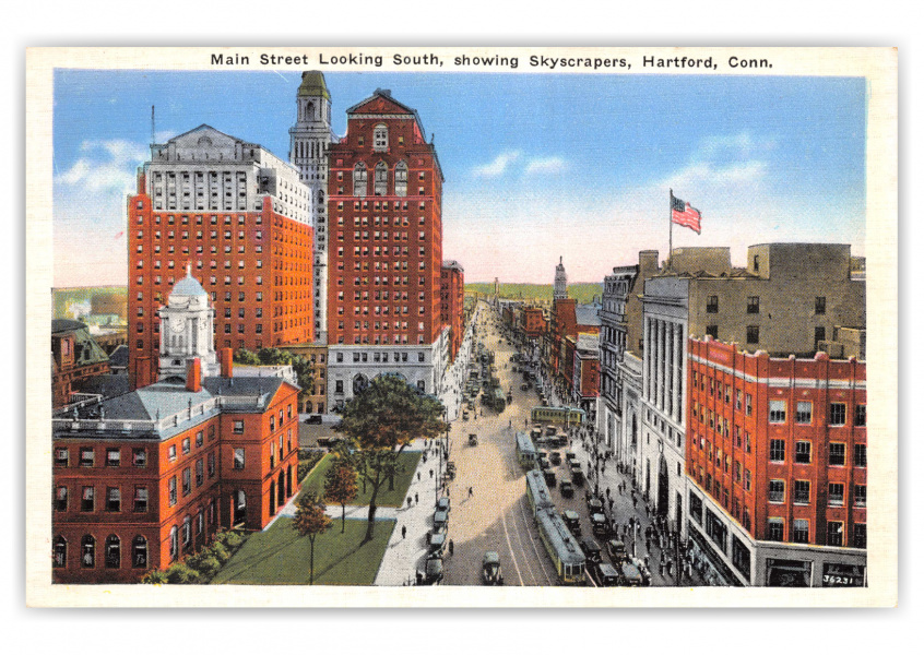 Hartford, Connecticut, main Street looking south