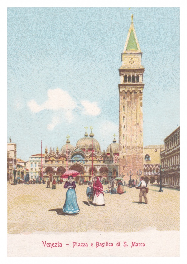 stile vintage illustrazione di Venezia