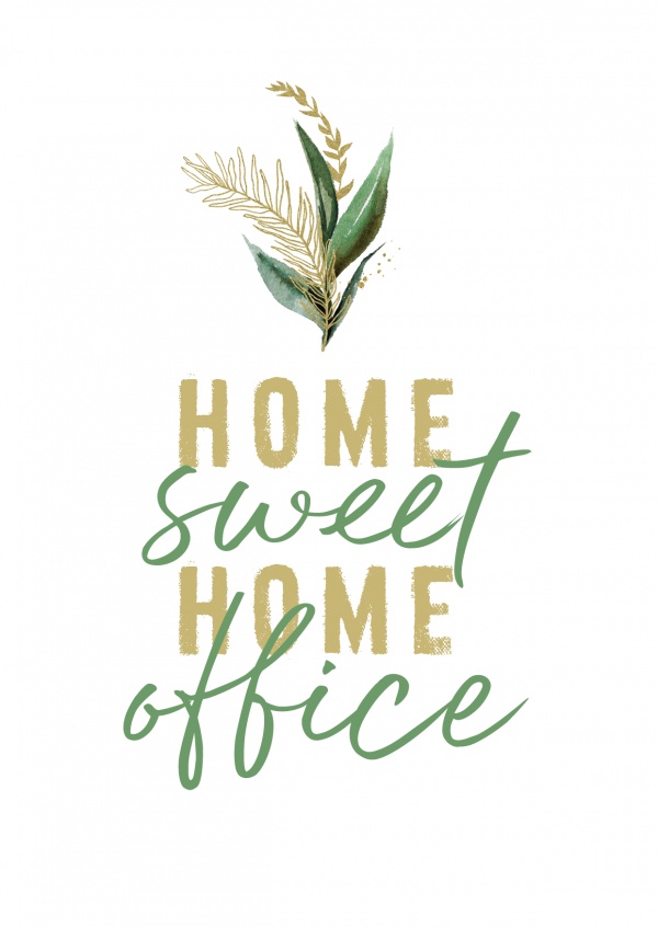 SALUDO ARTES Home sweet Home office