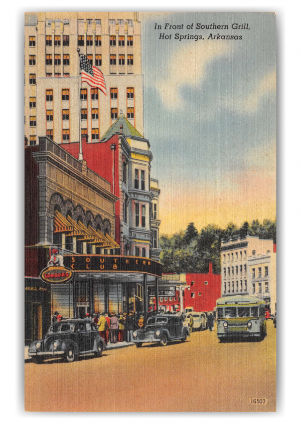 Hot Springs, Arkansas, front of Southern Grill