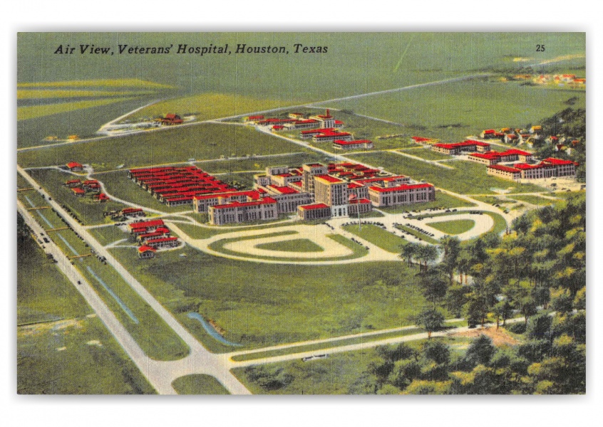 Houston Texas Veterns' Hospital Air View