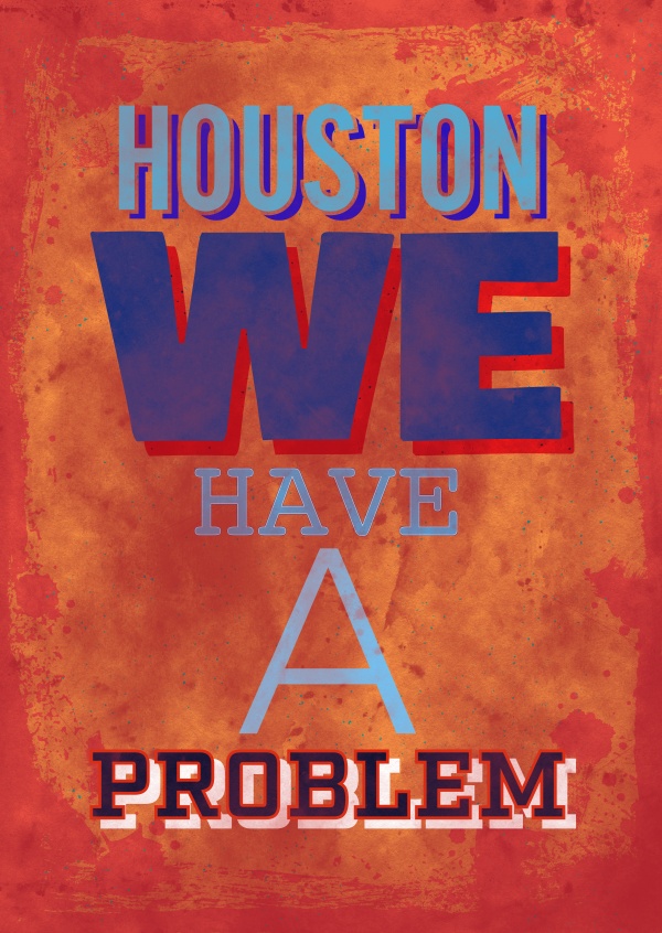 Vintage sign Houston