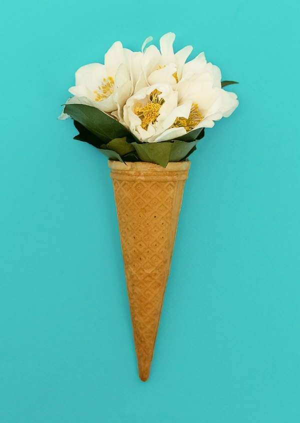 Kubistika ice cream bouquet