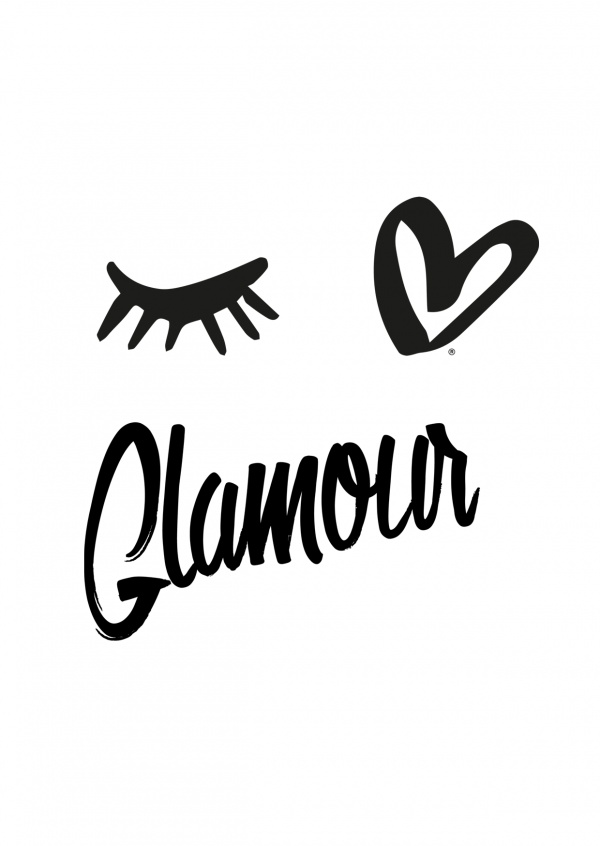 illustrazione Occhio-amore glamour