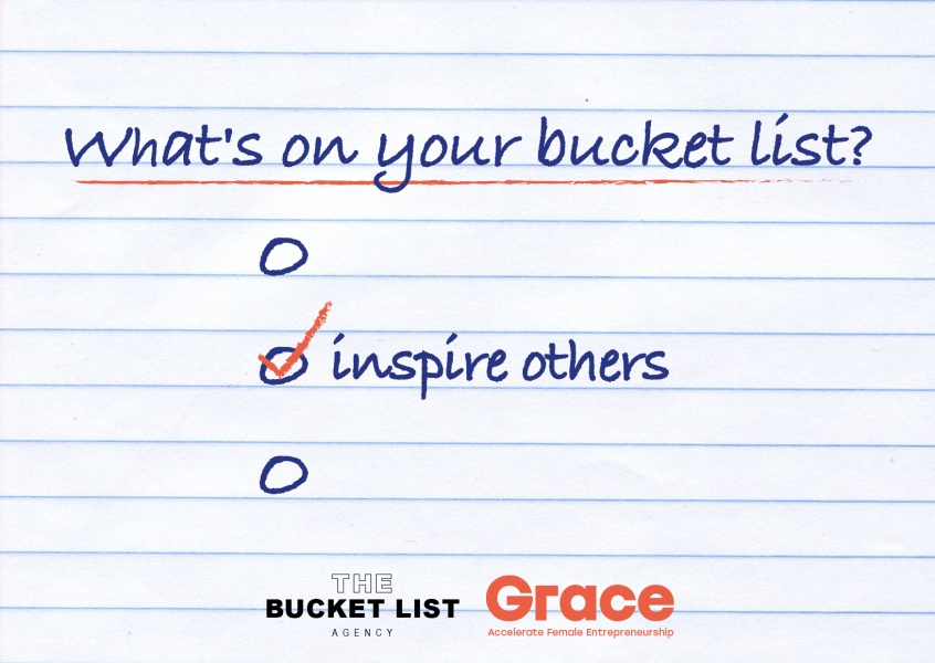 Bucket List Agency inspire others Spruch Design