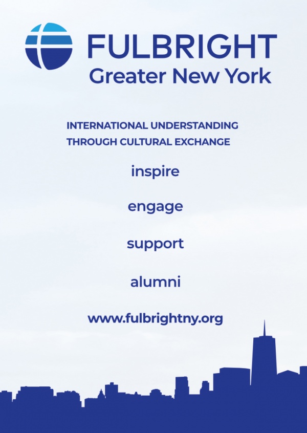Fulbright associazione di New York da cartolina