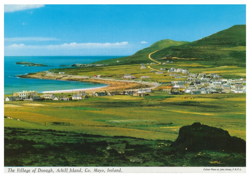 John Hinde Archivio fotografico Villaggio di Dooagh, Achill Island, Mayo