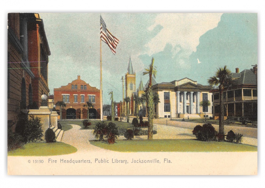 Jacksonville, Florida, Fire House and Public Library