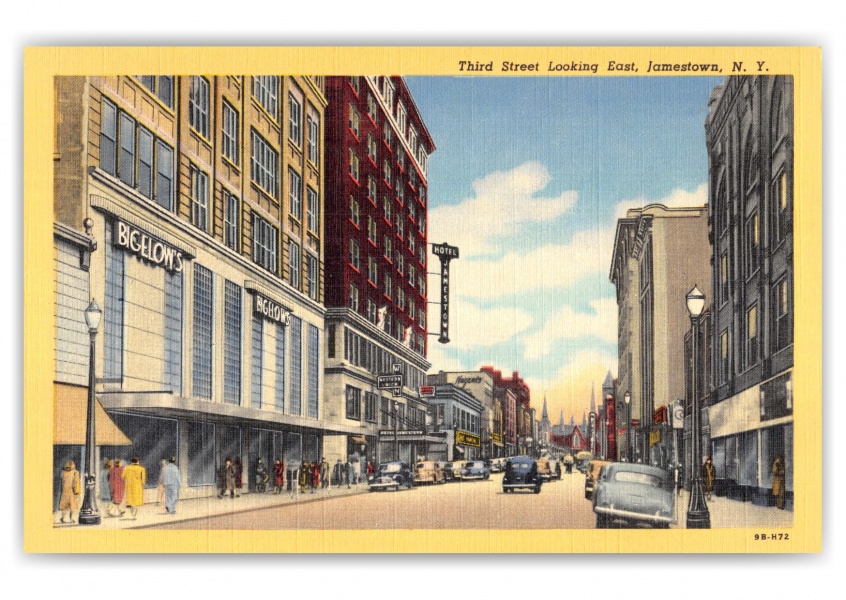 Jamestown, New York, Third Street looking east