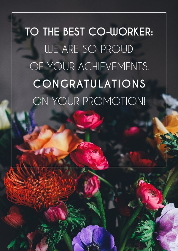 congratulations job promotion messages