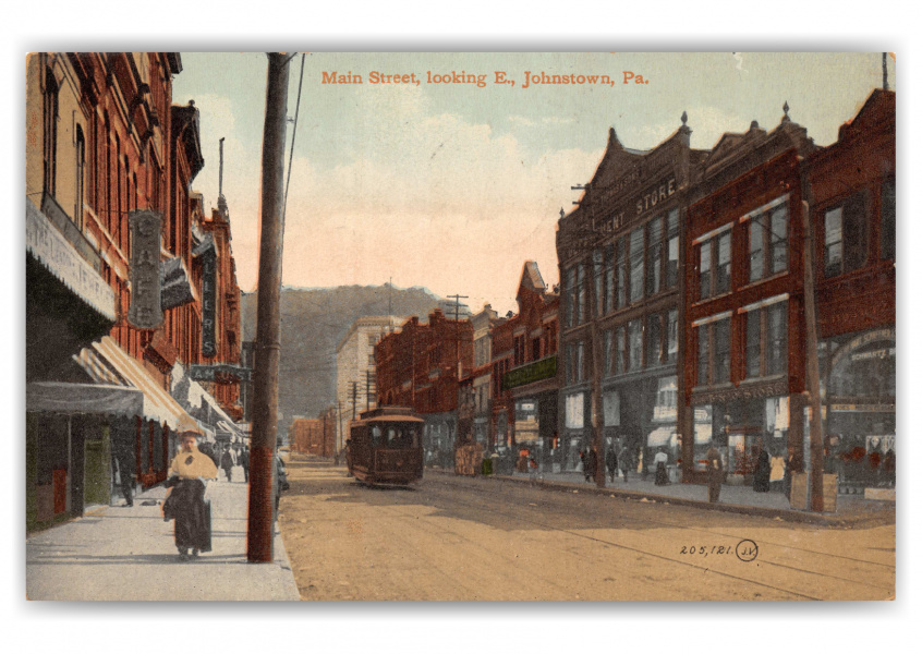 Johnstown, Pennsylvania, Main Street looking east