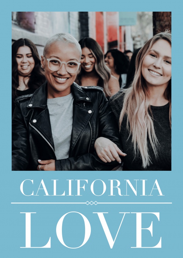 foto vykort California Love