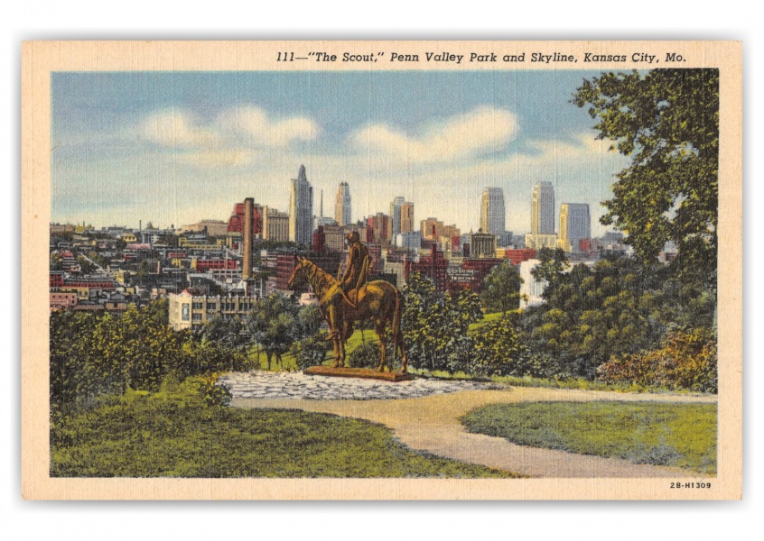 Kansas City, Missouri, Penn Valley Park and Skyline