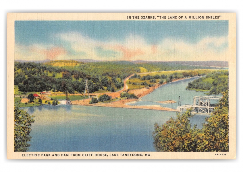 Lake Taneycomo, Missouri, Electric Park and Dam 