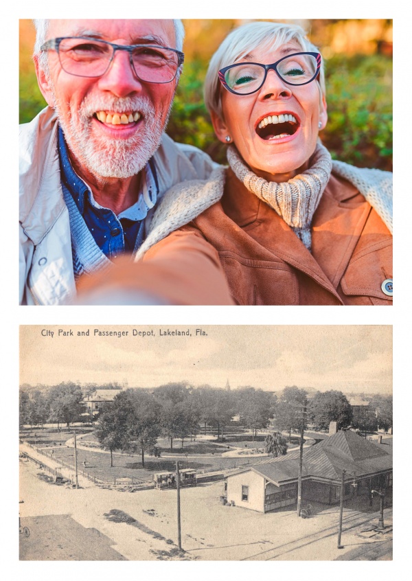 Lakeland Florida City Park and Passenger Depot