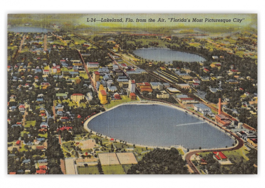Lakeland, Florida, from the air