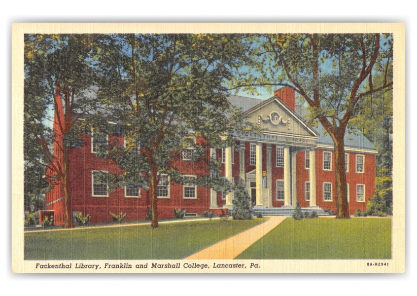 Lancaster, pennsylvania, Fackenthal Library, Franklin and Marshall College