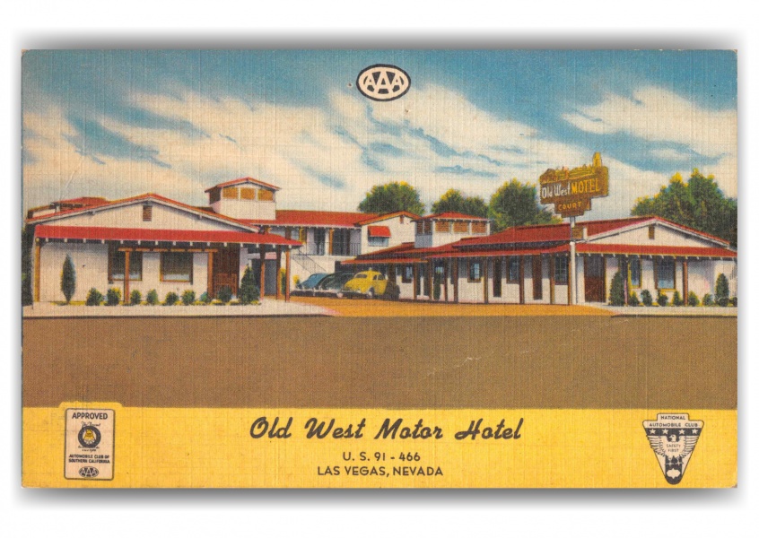 Las Vegas Nevada Old West Motor Hotel