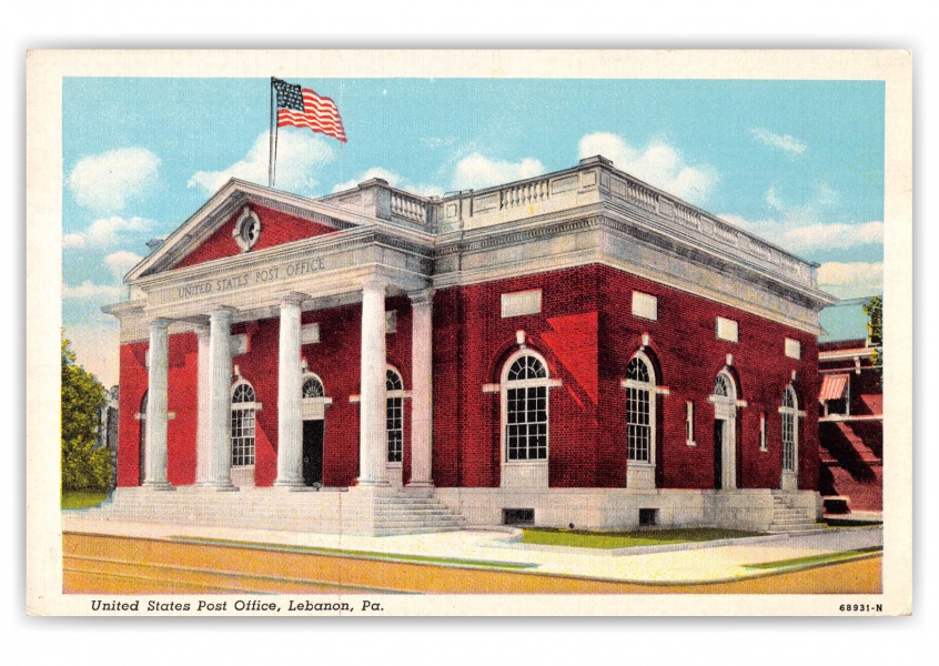 Lebanon, Pennsylvania, u.s. Post office
