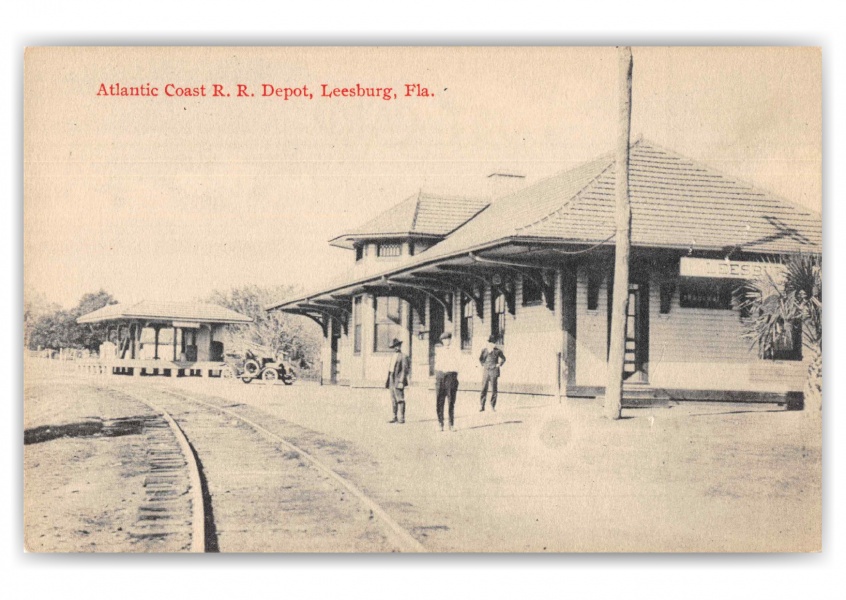 Leesburg Florida Atlantic Coast RR Depot