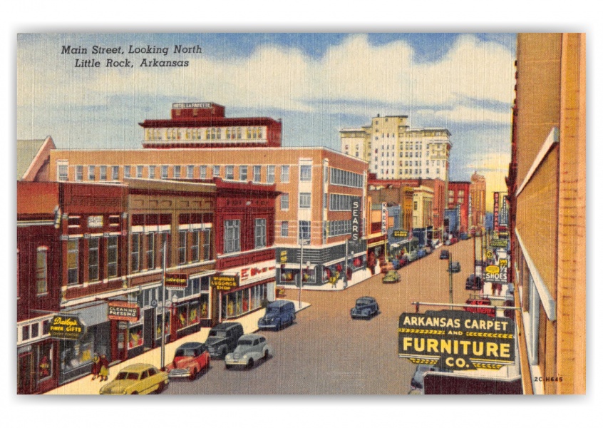 Little Rock, Arkansas, Main Street looking north