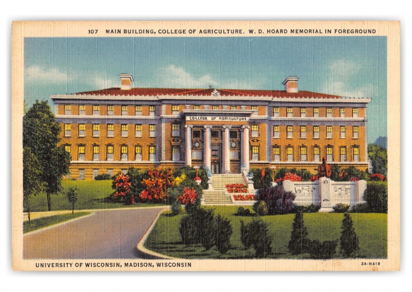 Madison, Wisconsin, Main Building, College of Agriculture, Univeristy of Wisconsin