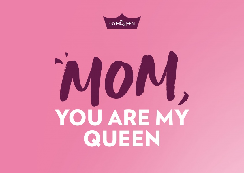 GYMQUEEN – Mom, you are my queen | Dia da Mãe 👩❤️ | Enviar online cartões  postais reais