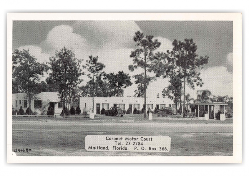 Maitland Florida Coronet Motor Court