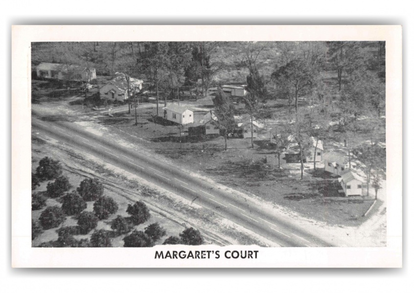 Maitland Florida Margaret_s Court Aerial View Vintage & Antique Postcards 🗺 📷 🎠 Send real