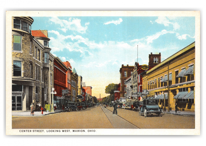 Marion, Ohio, Center Street looking West