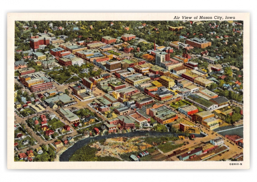 Mason City, Iowa, air view