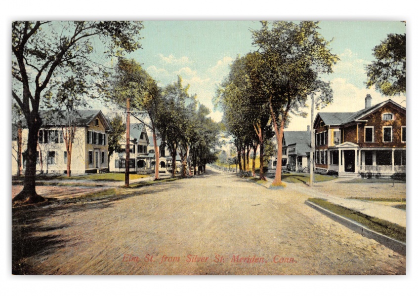 Meriden, Connecticut, Elin Street from Silver Street