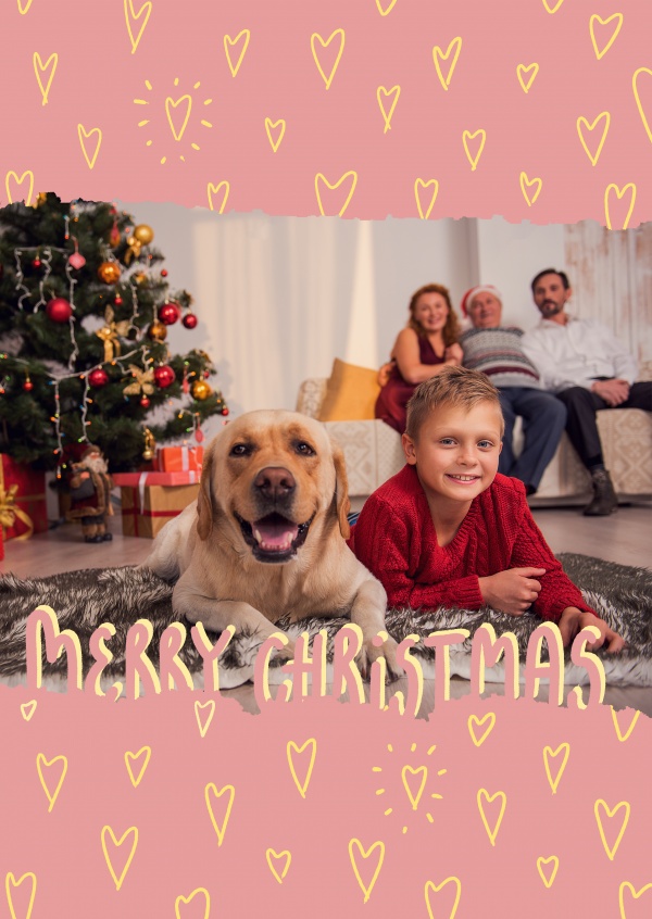 postcard Christin-Marie Arold Merry Christmas