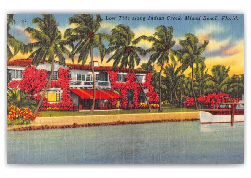 Vintage Miami Beach Florida Postcard