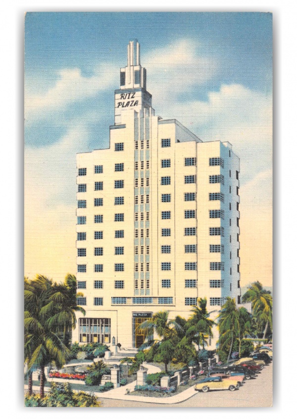 Miami Beach Florida The Ritz Plaza Hotel