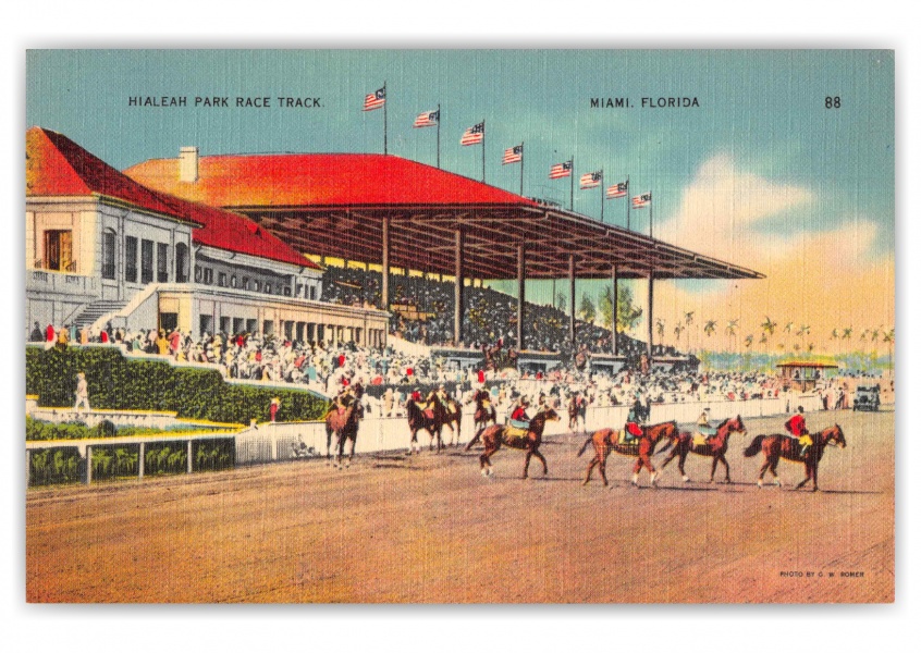 Miami Florida Hialeah Park Race Track Grand Stand