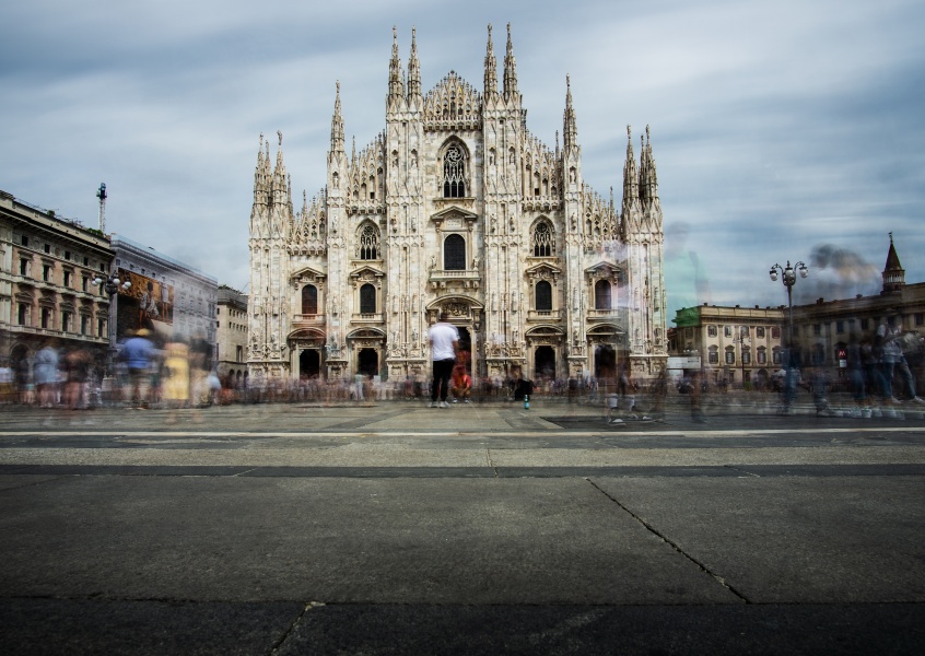 James Graf foto van de dom van Milaan