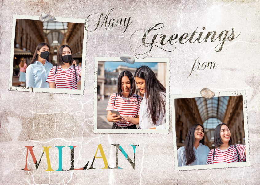 Many greetings from Milan