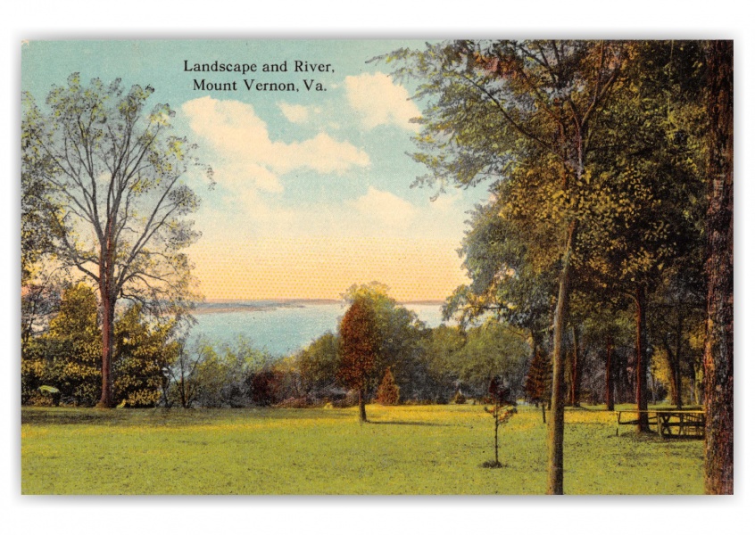 Mount Vernon, Virginia, Lanscape and River