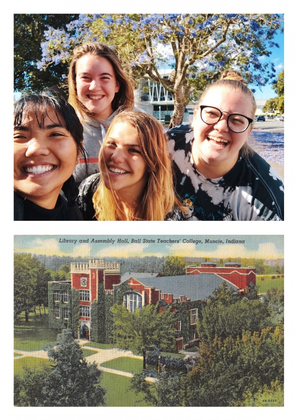 Muncie, Indiana, Library and Assembly Hall, Ball State Teachers College