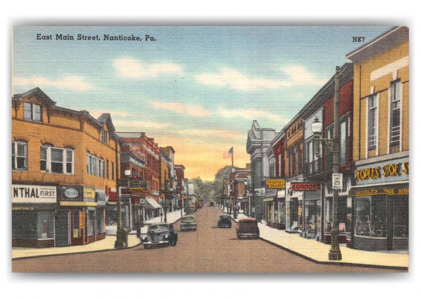 Nanticoke, Pennsylvania, East Main Street