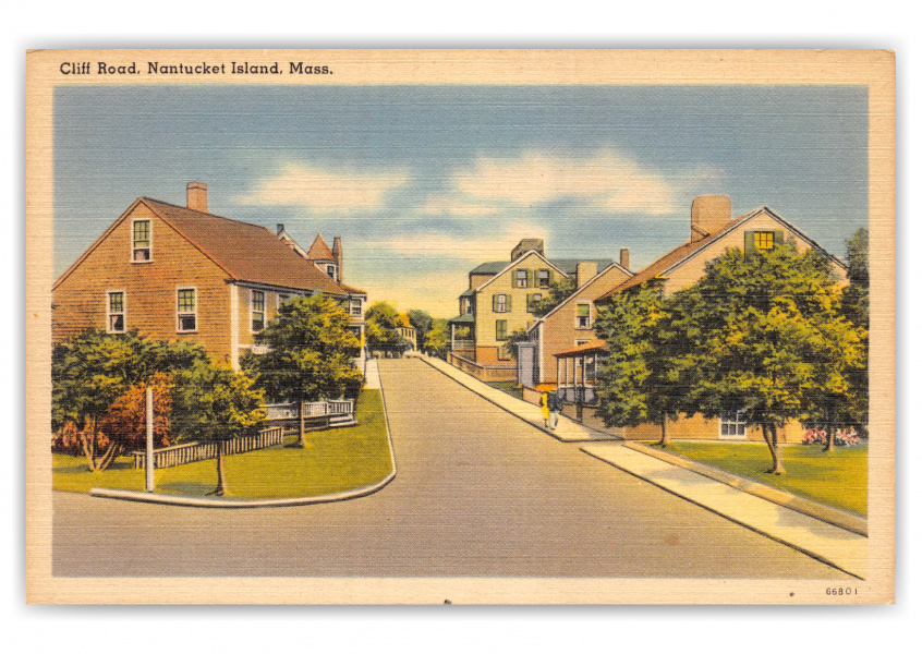 Nantucket Island, massachusetts, Cliff Road