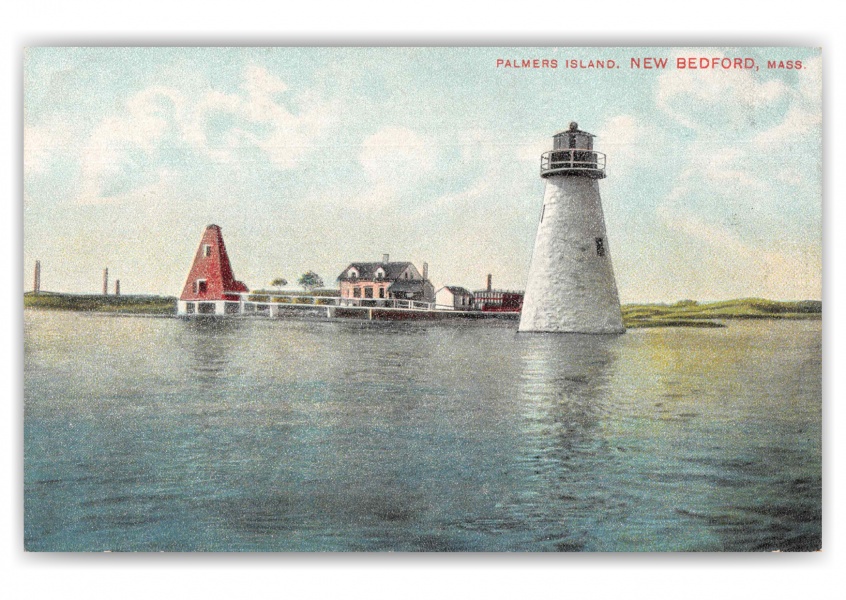 New Bedford Massachusetts Palmers Island Lighthouse