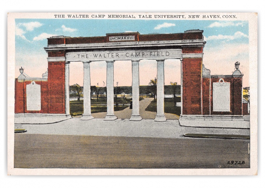 New Haven, Connecticut, The Walter Camp memorial, Yale Univeristyy