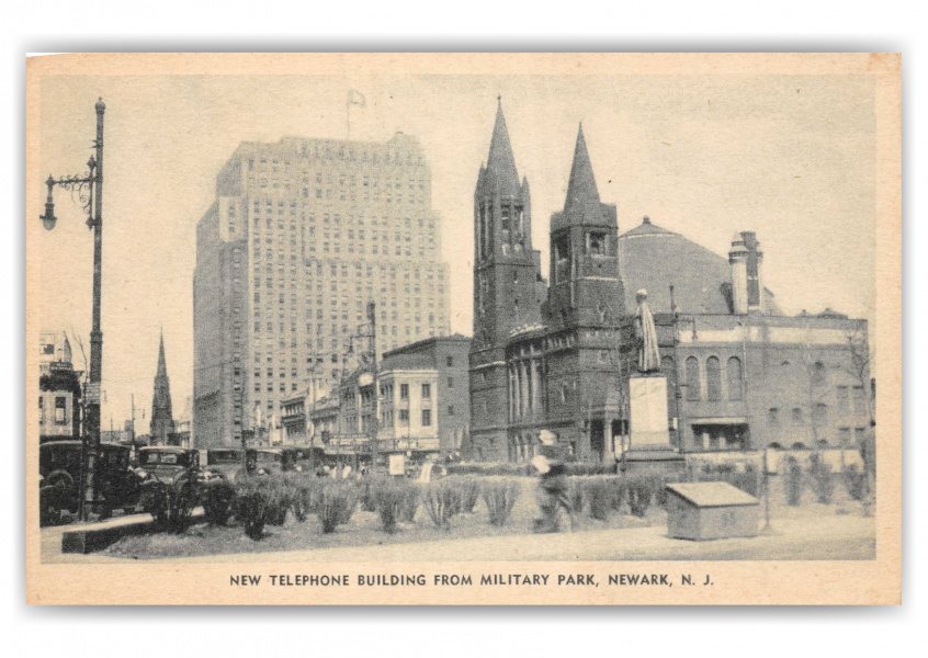 Newark, New Jersey, New Telephone Building from Military park