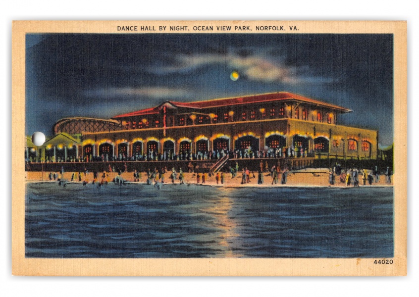 Norfolk, Virginia, Dance Hall at night