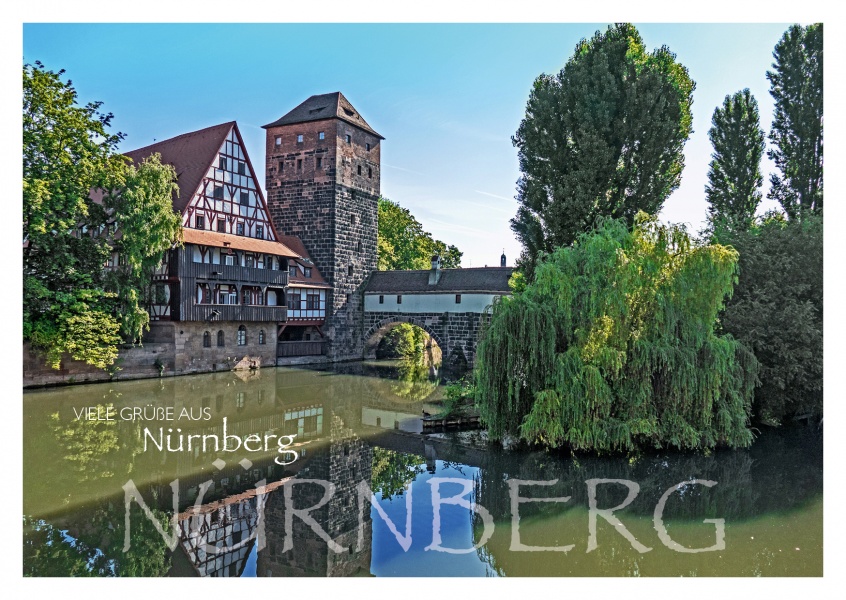 Nuremberg old town bridge