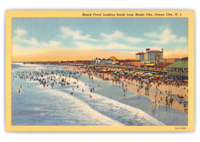 Ocean City, New Jersey, Beach Front looking south