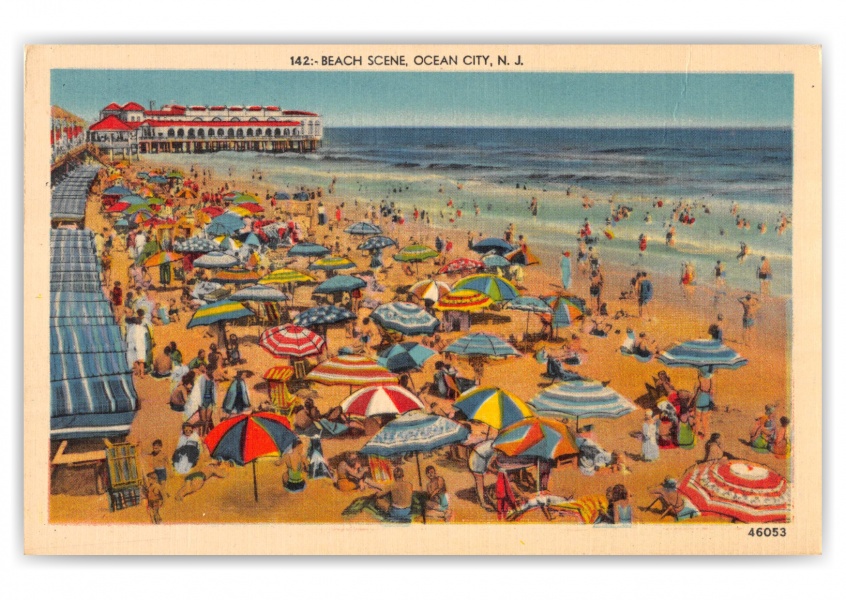 Ocean City, New Jersey, Beach Scene